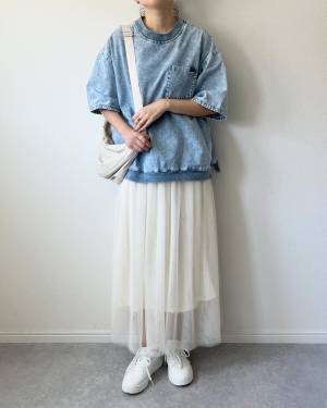 こりゃ『名品』かも♡【ユニクロ】オールシーズン使える！「ホワイトスニーカー」