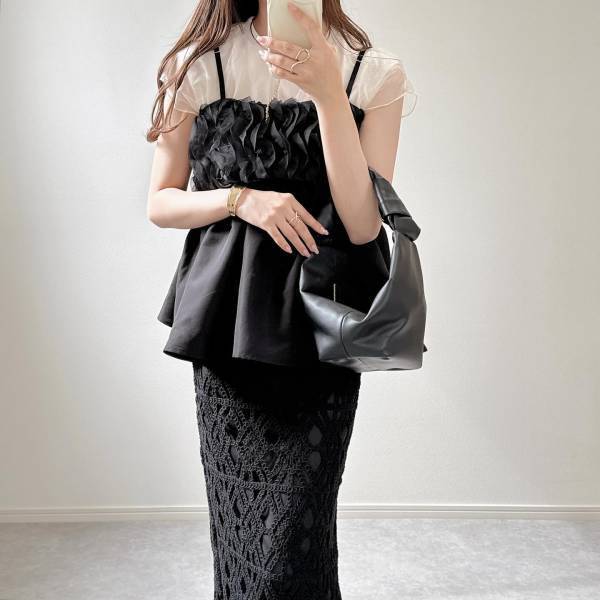 『ダサ見え』を回避ッ！【しまむら】大人きれいに決まる♡「上品ビスチェ」