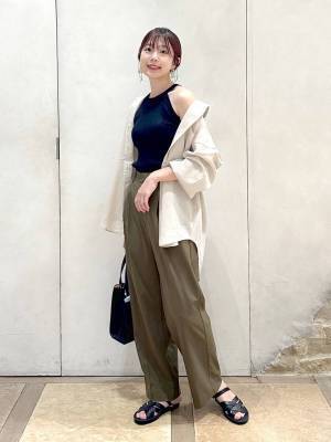 まって、ドタイプかも！！【グローバルワーク】即マネしたい♡「大人パンツコーデ」