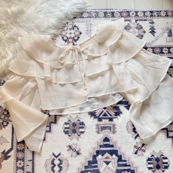 可愛さ溢れてる♡【しまむら】デートで着たい「フリルボレロ」