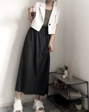 えっ、990円？【GU】オンオフ使える「半袖ジャケット」着回しコーデ