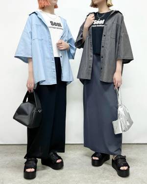 夏までにゲットしてッ！【しまむら】一枚でオシャレに決まる♡「万能ロゴT」