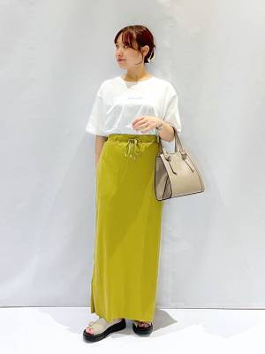 えっ、丈調整もできるの！？【グローバルワーク】自分好みに着られる♡「Iラインスカート」