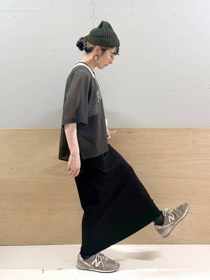 えっ、丈調整もできるの！？【グローバルワーク】自分好みに着られる♡「Iラインスカート」