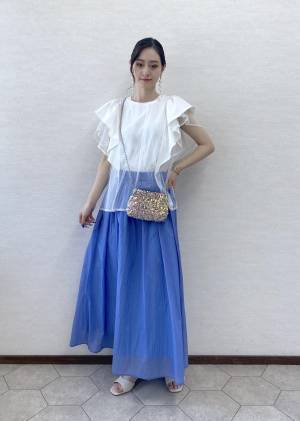 この上品さがたまらん♡【ROPÉ PICNIC】今すぐゲットしたい！「フリルトップス」