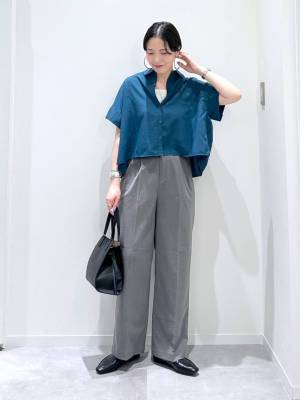 夏に向けて買い足し♡【グローバルワーク】マルチに使える「グレーパンツ」に注目！