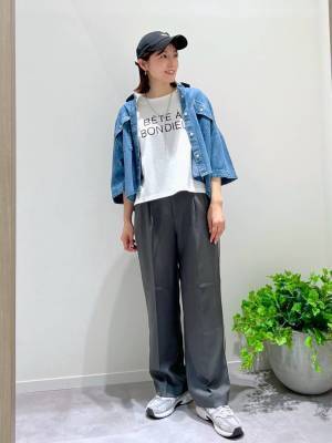 夏に向けて買い足し♡【グローバルワーク】マルチに使える「グレーパンツ」に注目！