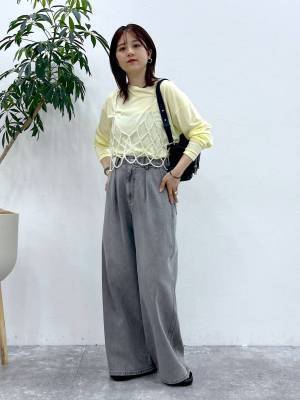 夏に向けて買い足し♡【グローバルワーク】マルチに使える「グレーパンツ」に注目！