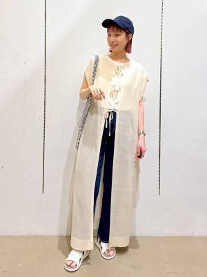 『2WAY』で着られるだとッ！？【グローバルワーク】夏っぽ可愛い♡「メッシュワンピ」