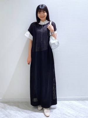 『2WAY』で着られるだとッ！？【グローバルワーク】夏っぽ可愛い♡「メッシュワンピ」