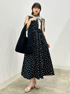 完売前にゲットして！【GU】レトロな雰囲気が可愛い♡「ドットワンピ」