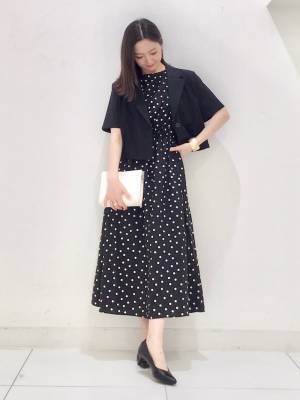 完売前にゲットして！【GU】レトロな雰囲気が可愛い♡「ドットワンピ」