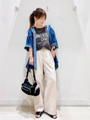 1着は買うべしッ！！【グローバルワーク】着回し力ハンパない♡「今っぽTシャツ」