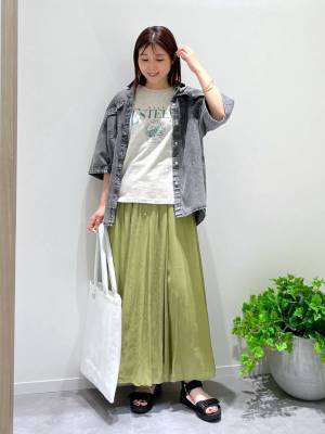 1着は買うべしッ！！【グローバルワーク】着回し力ハンパない♡「今っぽTシャツ」