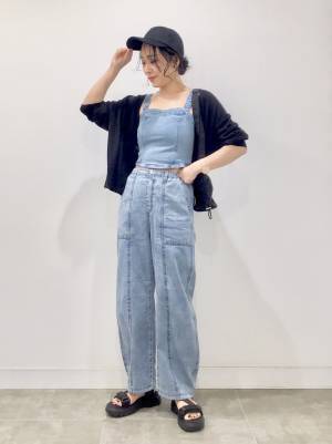 今季マストで欲しいッ！！【GU】着るだけでオシャ見え♡「デニムビスチェ」