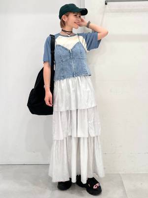 カジュアル派もキレイめ派も使えるッ！ トレンド感爆上がり♡【最旬フリルスカート】