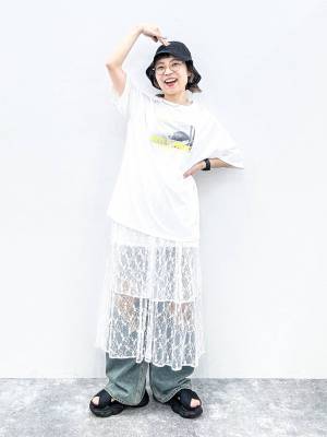 二度見するほどの可愛さ♡【FOREVER21】どんなコーデにも◎「レーススカート」