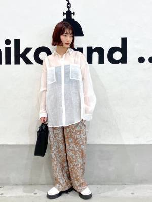 夏は【シアーシャツ】が最強ッ！ 着回しで雰囲気が変わる♡「最旬コーデ」