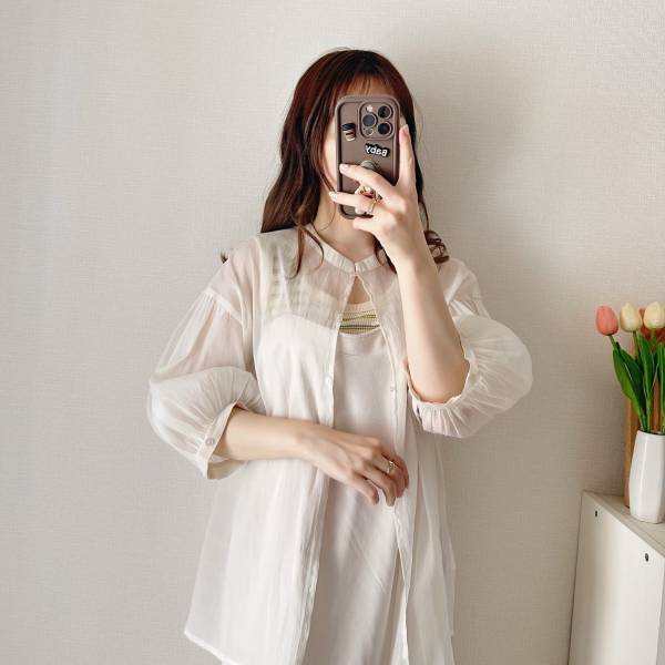 爽やか見えするインナー発見！【しまむら】夏に着たい「ボーダータンク」