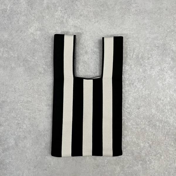 えっ、600円以下っ！？【SHEIN】「ストライプ柄ニットバッグ」が可愛い！