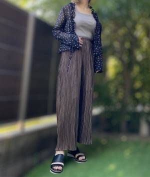 ボディラインきれい♡【GU】「リブニットタンク」着回しコーデ