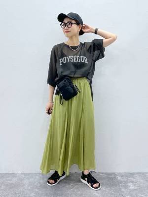 おしゃれで涼しい♡【グローバルワーク】大人こそ似合う！「最旬シアートップス」