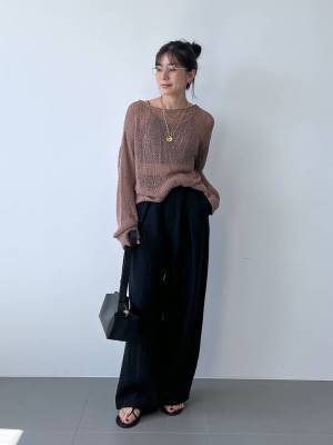 大人っぽ可愛い♡【ブラウン】で作る「最旬きれいめコーデ」