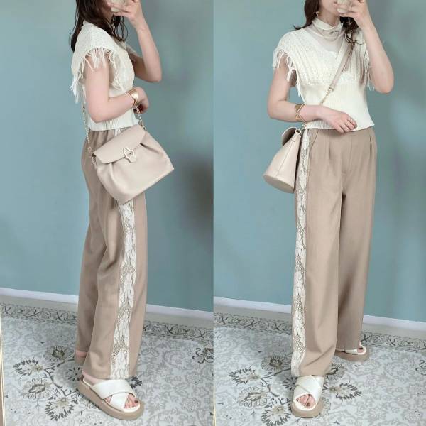 こりゃ、重宝確定かも♡【しまむら】着回し力最強！「フリンジビスチェ」