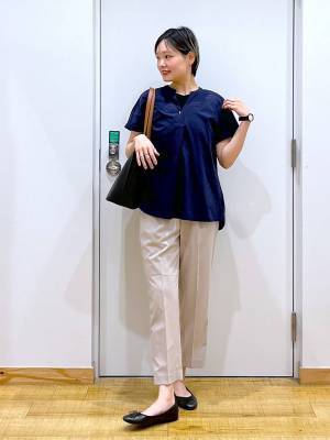 やっぱ『ネイビー』が最強♡【グローバルワーク】この夏マネしたい！「大人カジュアルコーデ」
