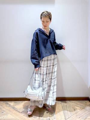 やっぱ『ネイビー』が最強♡【グローバルワーク】この夏マネしたい！「大人カジュアルコーデ」