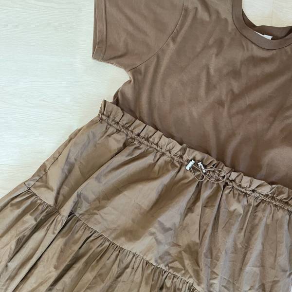 低身長さんにも推したい！【しまむら】「ドロストワンピ」がゆったり可愛い♡