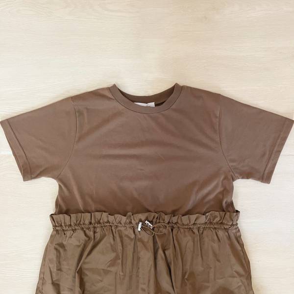 低身長さんにも推したい！【しまむら】「ドロストワンピ」がゆったり可愛い♡