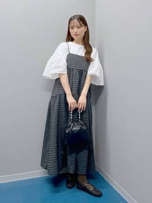 今すぐマネさせてーッ！！ オシャ見え半端ない♡【キャミワンピコーデ】