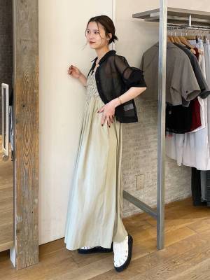 今すぐマネさせてーッ！！ オシャ見え半端ない♡【キャミワンピコーデ】