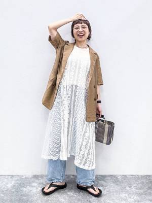 今すぐ【FOREVER21】でゲットしてーッ！ ヘルシーな透け感が◎「最旬ジャケット」