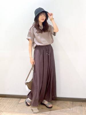 この可愛さはスルーできん！【グローバルワーク】着心地楽ちん♡「大人っぽスカート」