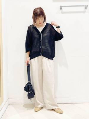 涼しげオシャレ♡【グローバルワーク】夏まで使える！「メッシュカーディガン」