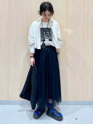 着回し最強だわ♡【GU】ふわりと舞う上品な一着！「チュールスカート」