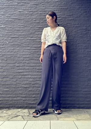 キレイめにもカジュアルにもマッチ！【SHEIN】「ラップパンツ」おすすめコーデ