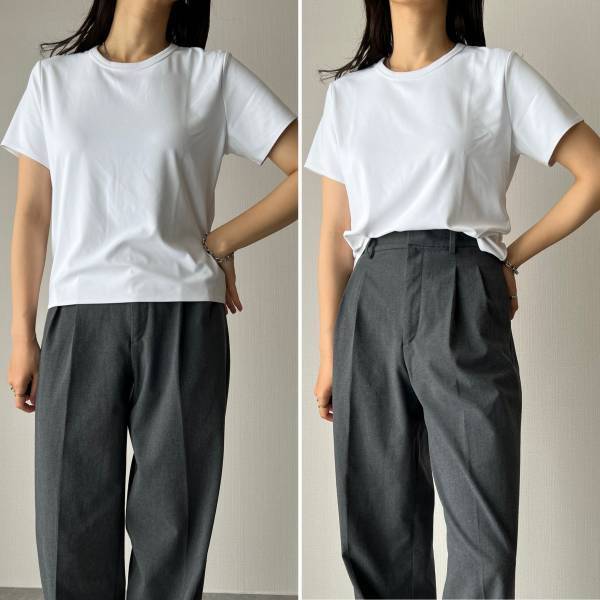 白なのにインナー透けない！【ユニクロ】新作「エアリズムT」が優秀です！