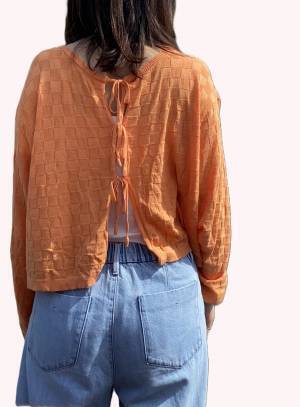 柔らかな風合いが魅力！【niko and …】夏に使える「リボンカーディガン」