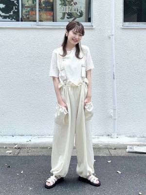 センス抜群！可愛いのに動きやすい♡【夏のお出かけコーデ】