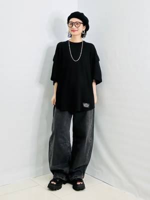 シルエット最高なんだが、、、♡【GU】いま話題の「人気デニム」知ってる？