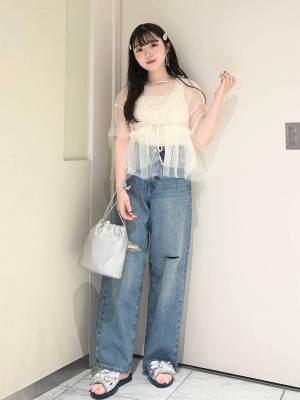 めっちゃ可愛い♡ 甘めテイストな【夏コーデ】って？