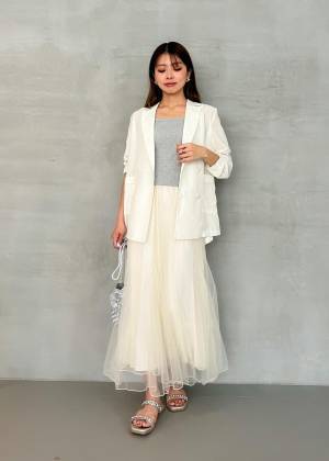 『即カートイン』させてッ！【ROPÉ PICNIC】ふわっと感がたまらん♡「チュールスカート」