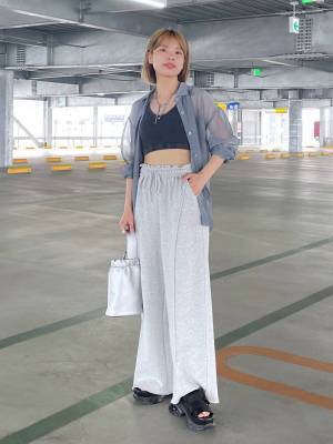 この夏も大・大・大注目ッ！！ 透け感がたまらん♡【シアーカラーシャツ】