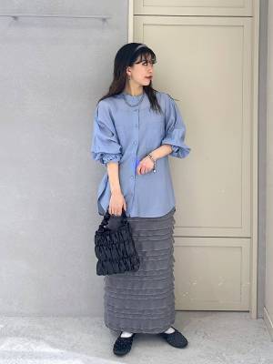 この夏も大・大・大注目ッ！！ 透け感がたまらん♡【シアーカラーシャツ】