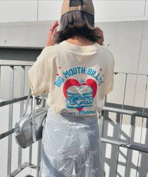 360度カワイイって最強ーーーッ！ 後ろ姿も抜かりなし♡【バックプリントT】