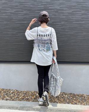 360度カワイイって最強ーーーッ！ 後ろ姿も抜かりなし♡【バックプリントT】