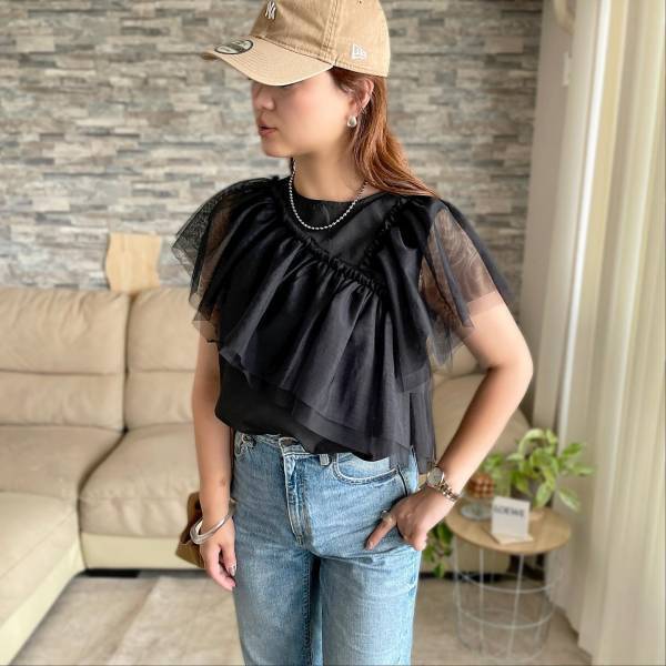 『迷わずイロチ買いした♡』【しまむら】胸キュンが止まらない！「甘めトップス」